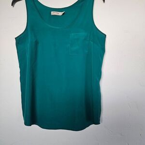 Faded Glory Teal Tank Top with Pocket